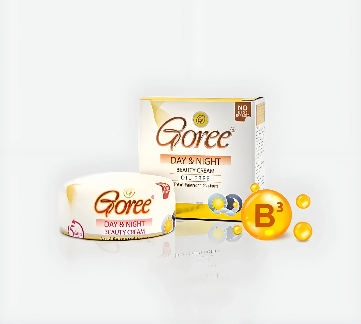 Goree Day & Night Beauty Cream packaging on a white background