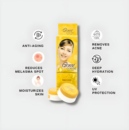 Goree Gold 24k Beauty Cream, Instant Skin Glow