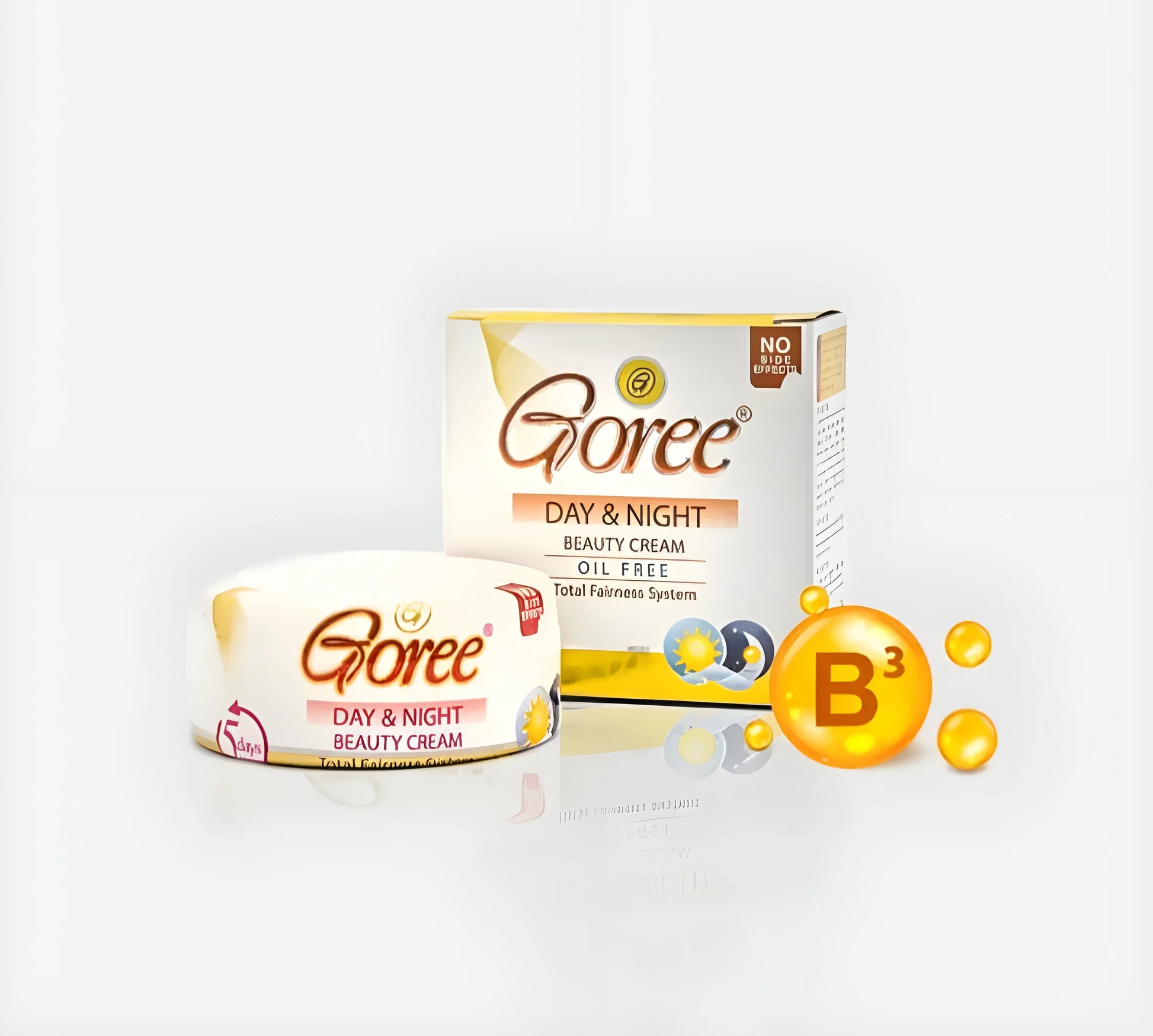 Goree Day & Night Beauty Cream packaging on a white background