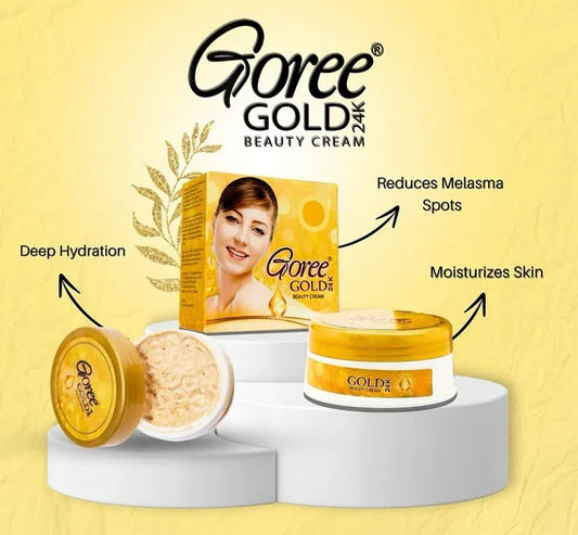 Goree Gold 24k Beauty Cream, Instant Skin Glow
